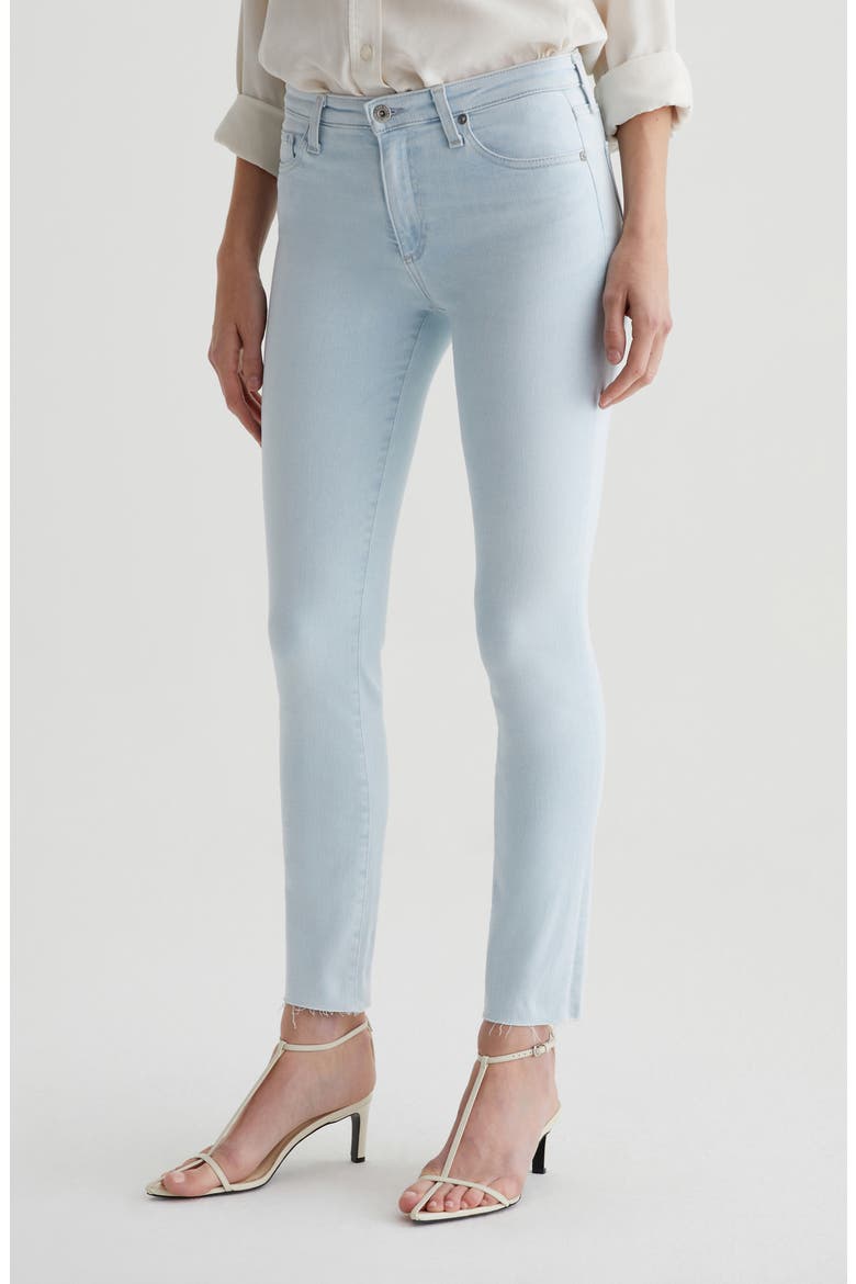Prima Low Rise Ankle Cigarette Jeans, Alternate, color, HEAT WAVE