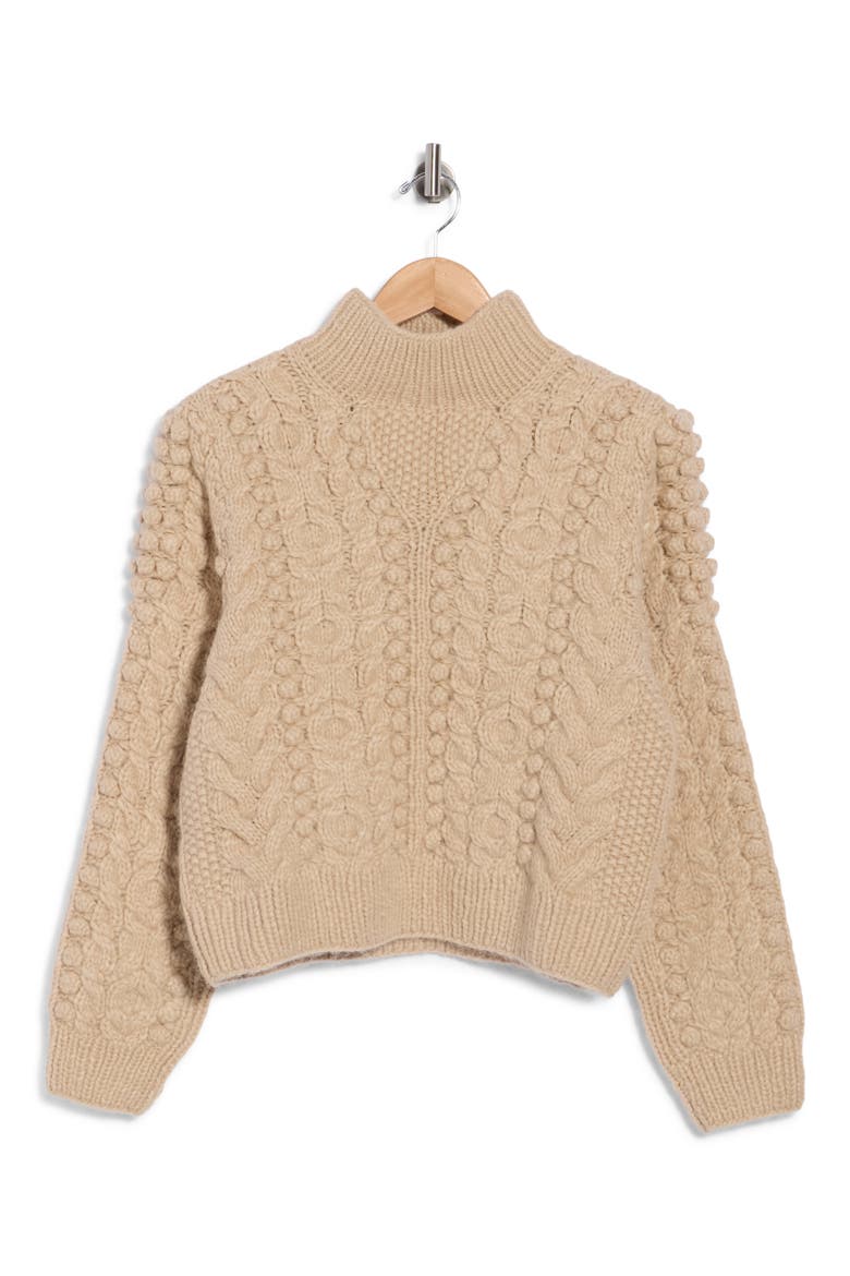 Albia Alpaca Blend Knit Sweater, Main, color, DUNE