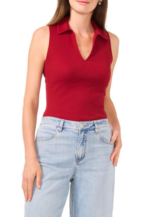 Johnny Collar Ribbed Tank