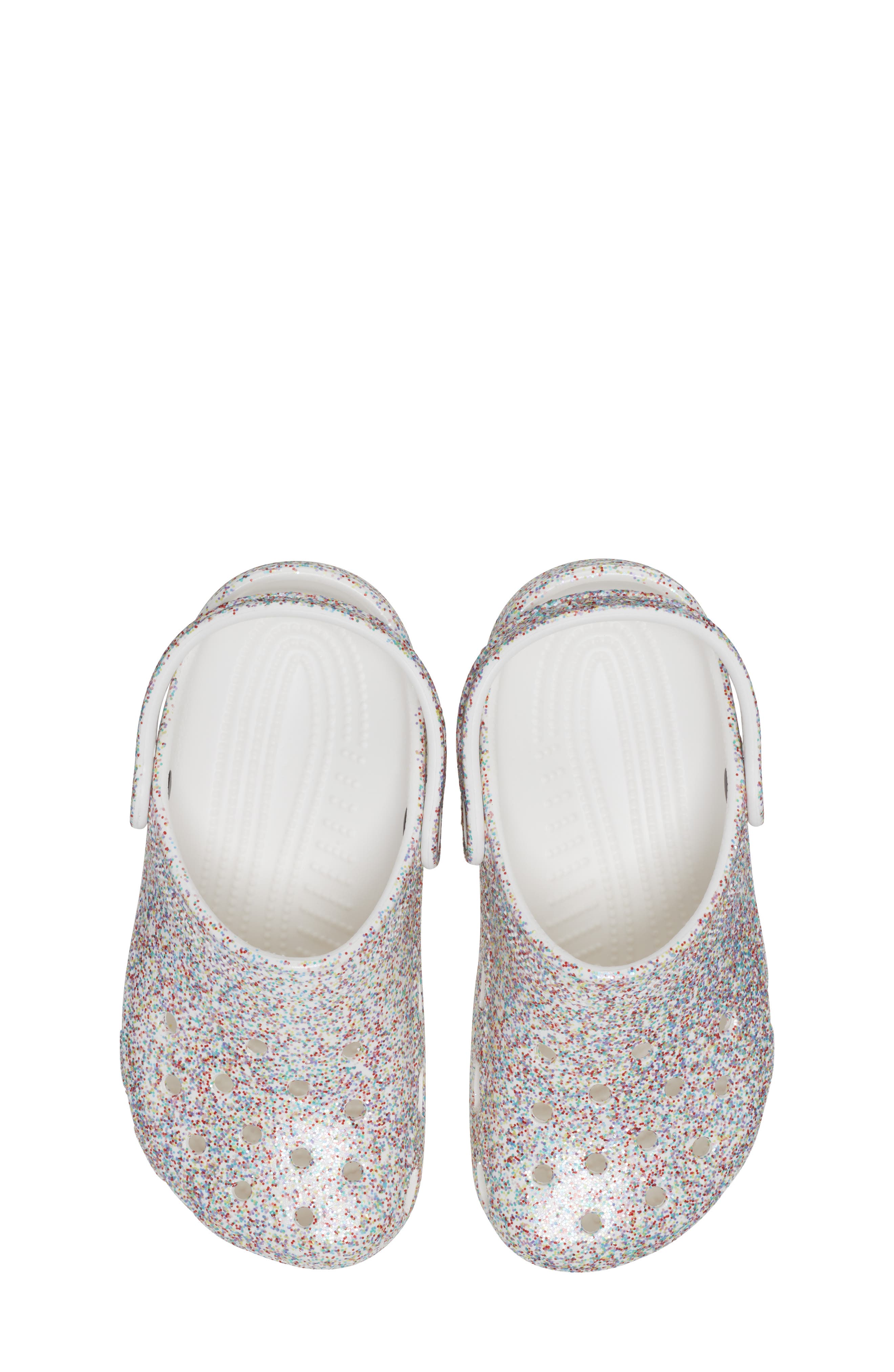 CROCS Kids' Classic Sprinkle Glitter Clog, Alternate, color, 