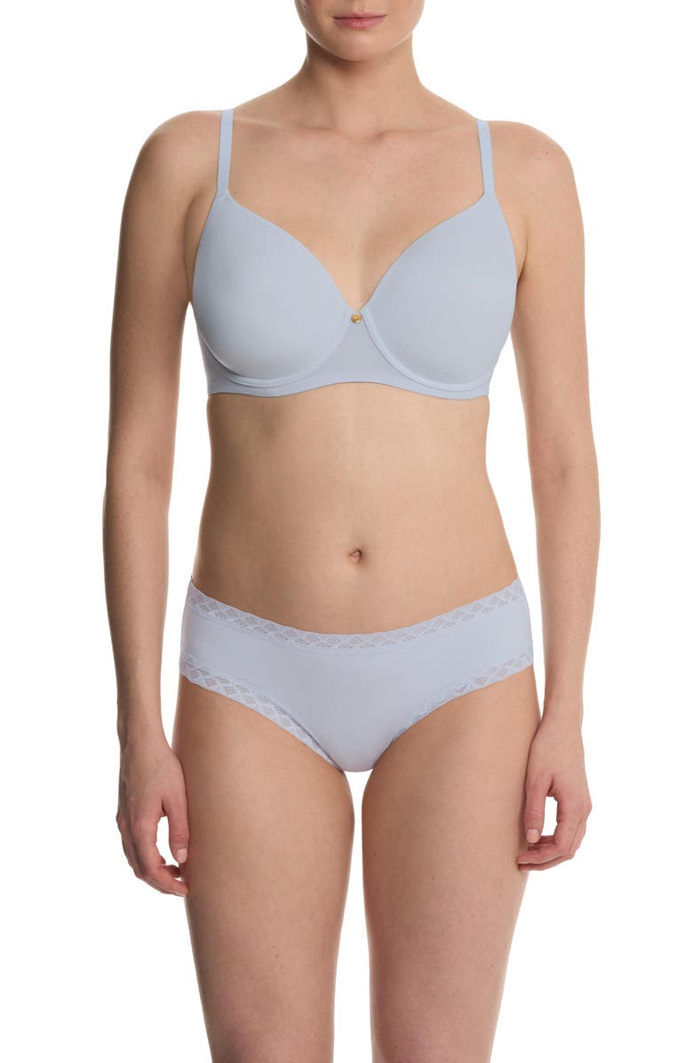 Natori Cloud Comfort Back Smoothing T-Shirt Bra, Alternate, color, Frosted Sky