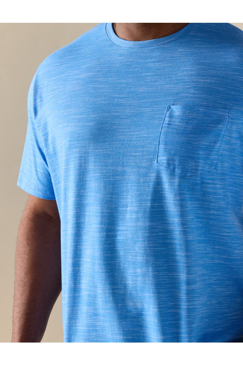 Big & Tall Space Dye Pocket T-Shirt, Alternate, color, MARINA SD