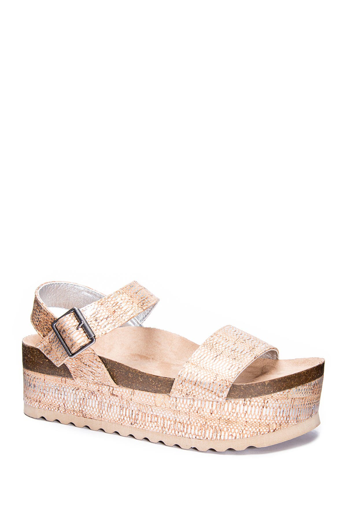 Dirty Laundry Palms Cork Platform Sandal, Main, color, 