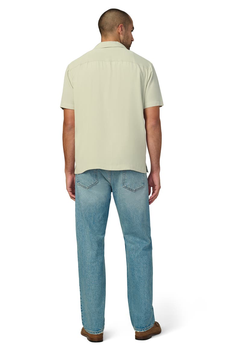 Viscose Camp Shirt, Alternate, color, SAGE