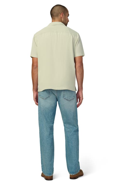 Joe's Viscose Camp Shirt In Sage