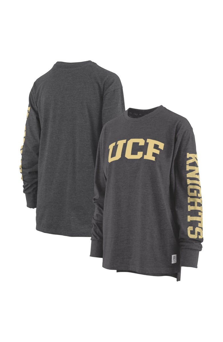 PRESSBOX Women's Pressbox Black UCF Knights Two-Hit Canyon Long Sleeve T-Shirt, Main, color, Black