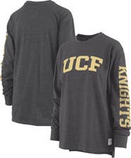 PRESSBOX Women's Pressbox Black UCF Knights Two-Hit Canyon Long Sleeve T-Shirt