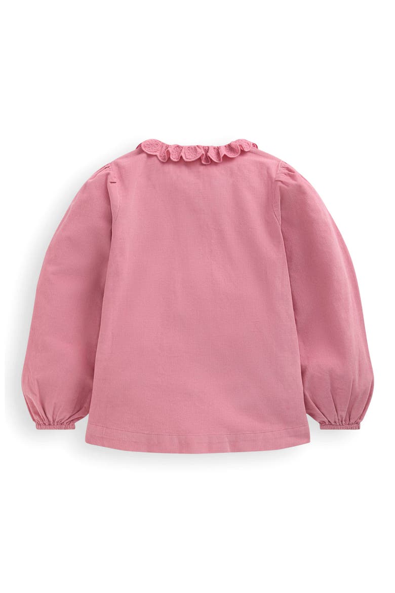 Kids' Scallop Collar Corduroy Shirt, Alternate, color, PINK CORD