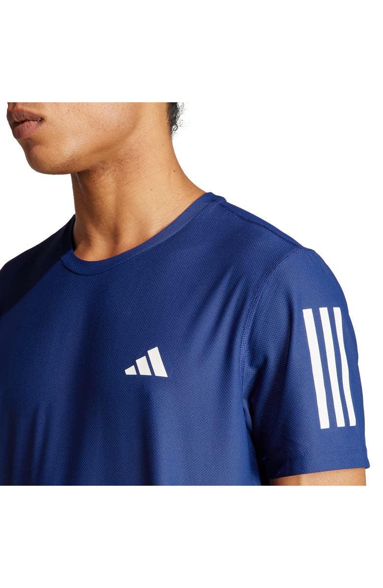 adidas Own The Run Performance Running T-Shirt, Alternate, color, Dark Blue