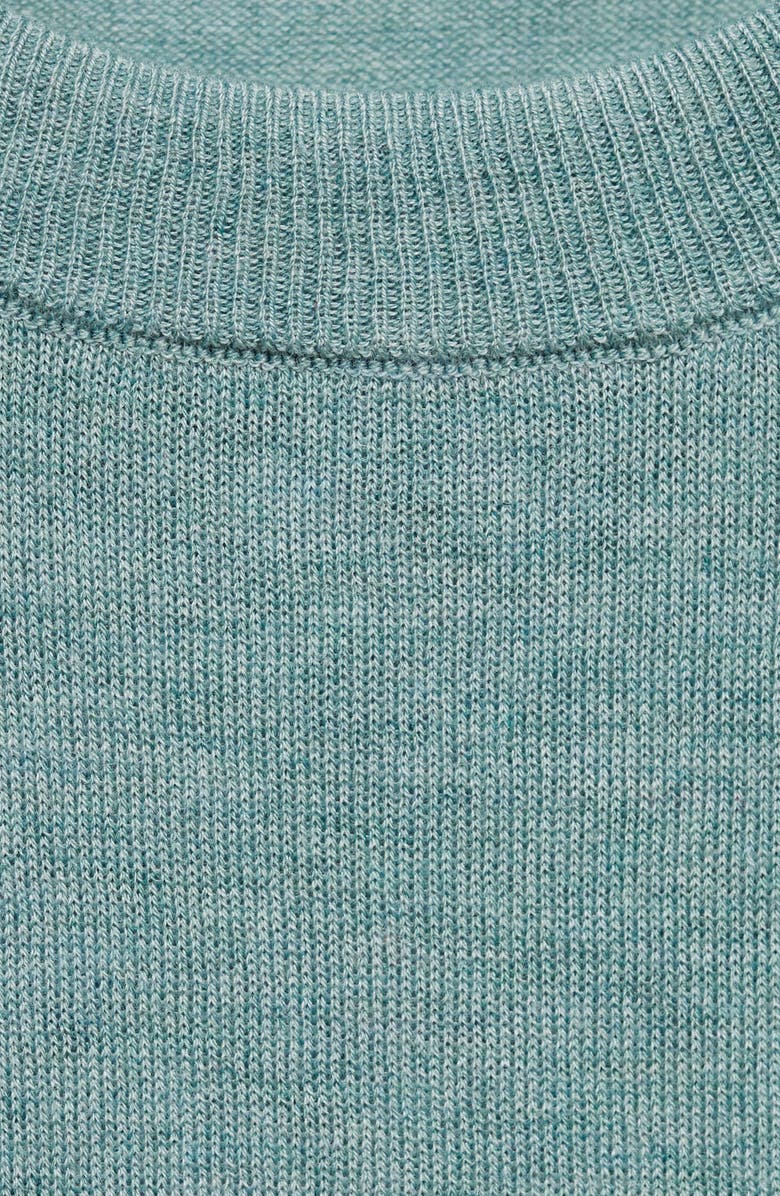MANGO Crewneck Sweater, Alternate, color, Mint Green