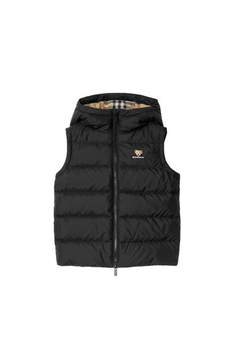 Nylon Hooded Puffer Gilet