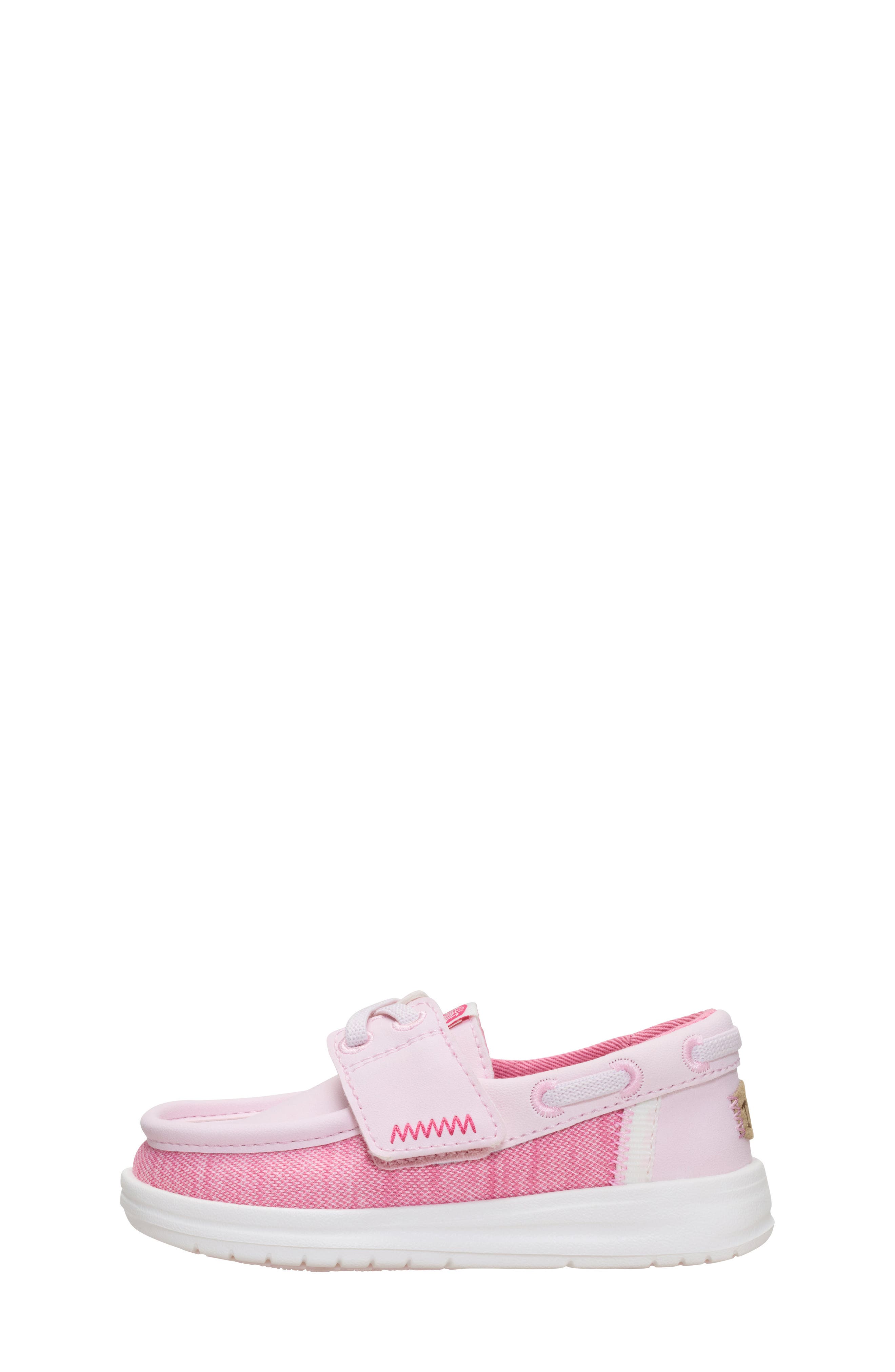 Kids' Wells Classic Boat Shoe, Alternate, color, PINK