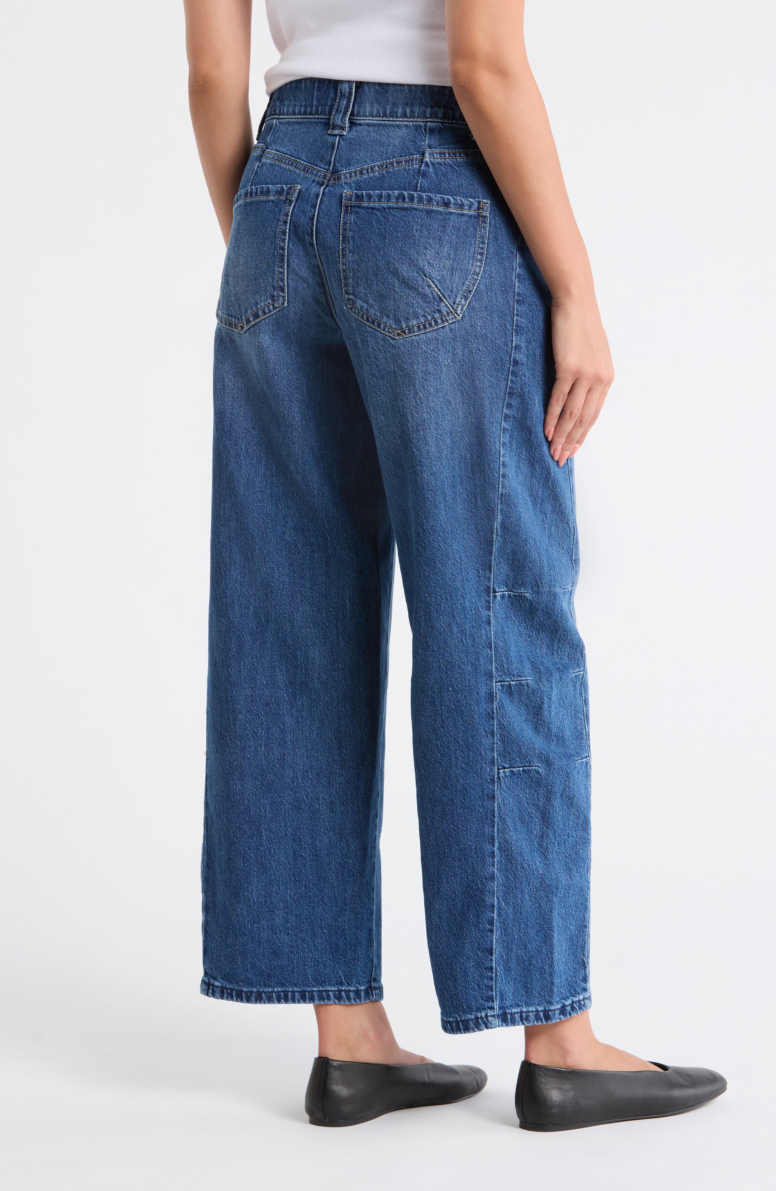 'Ab'solution High Waist Ankle Barrel Leg Jeans - image 2