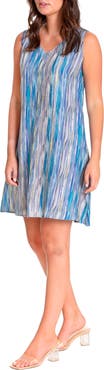 APNY Painted Desert Linen Shift Dress