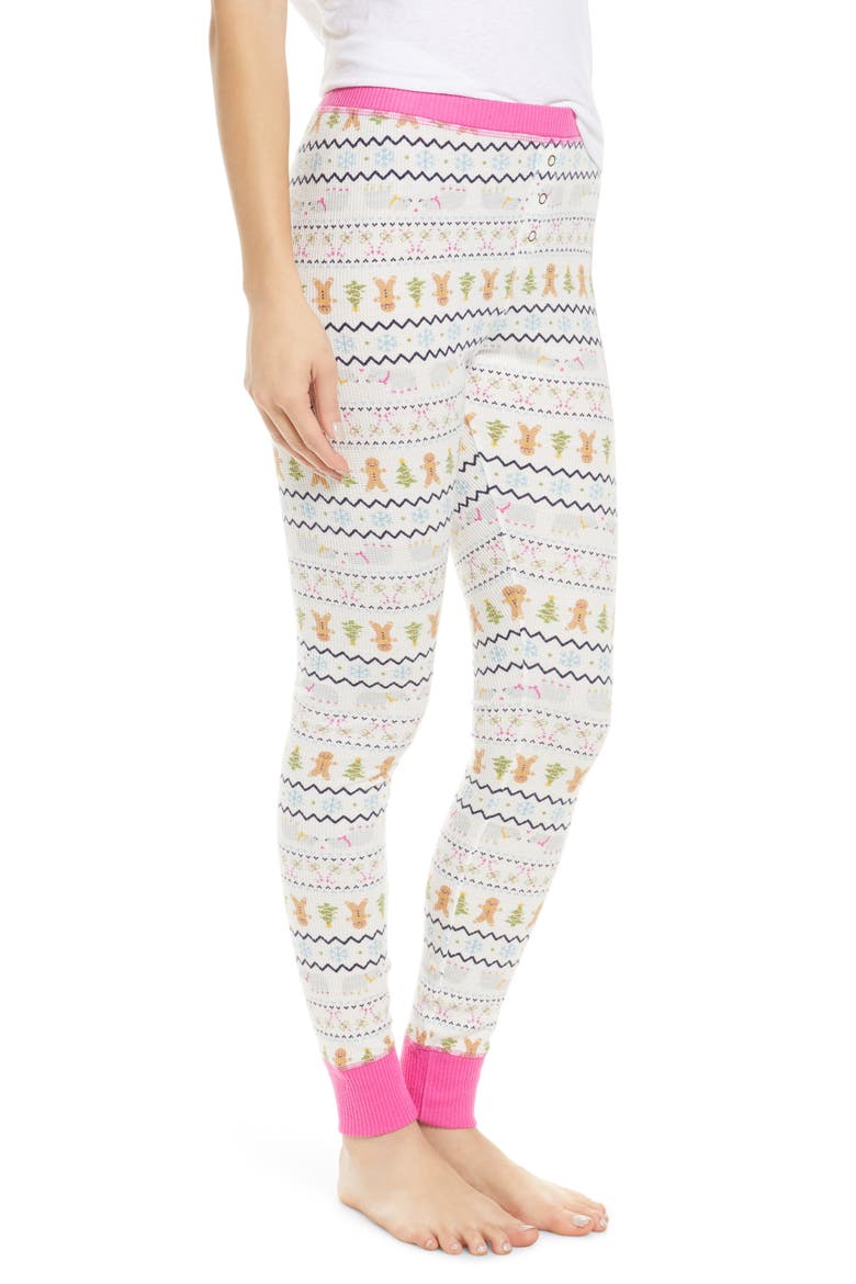 Thermal Leggings, Alternate, color, GREY MICRO FAIRISLE FRIENDS
