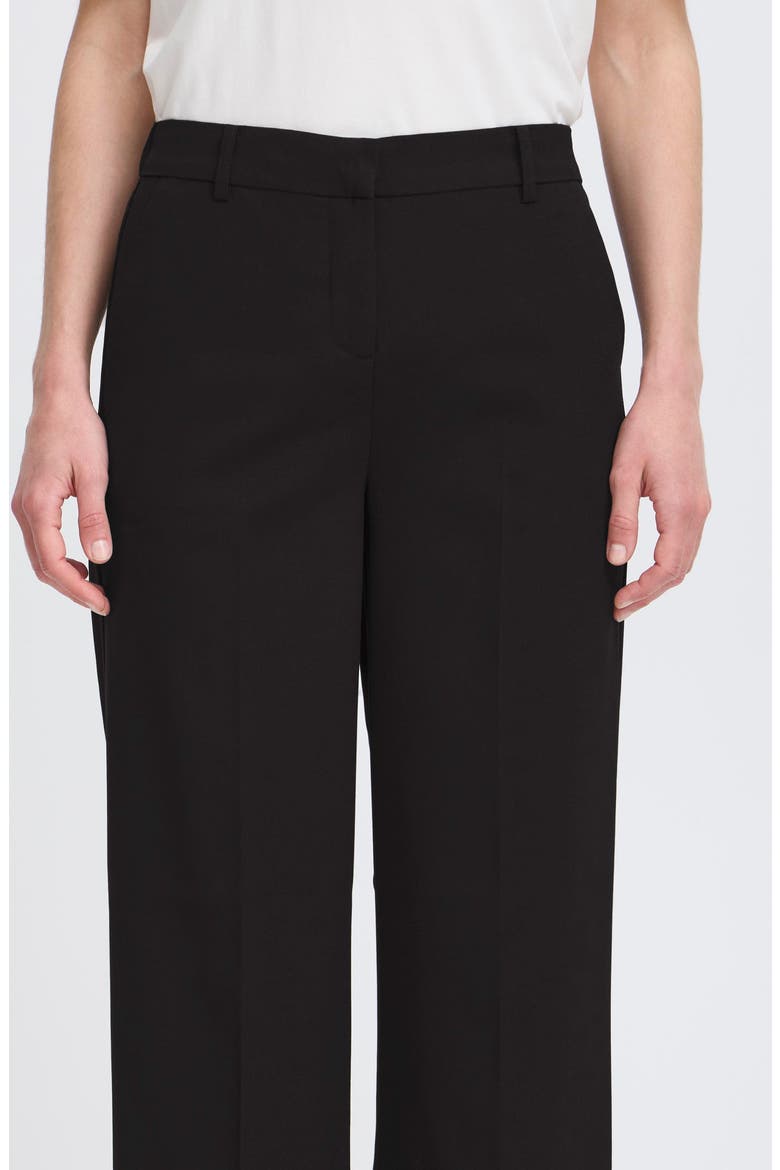 Danta Wide Leg Cropped Pants, Alternate, color, BLACK