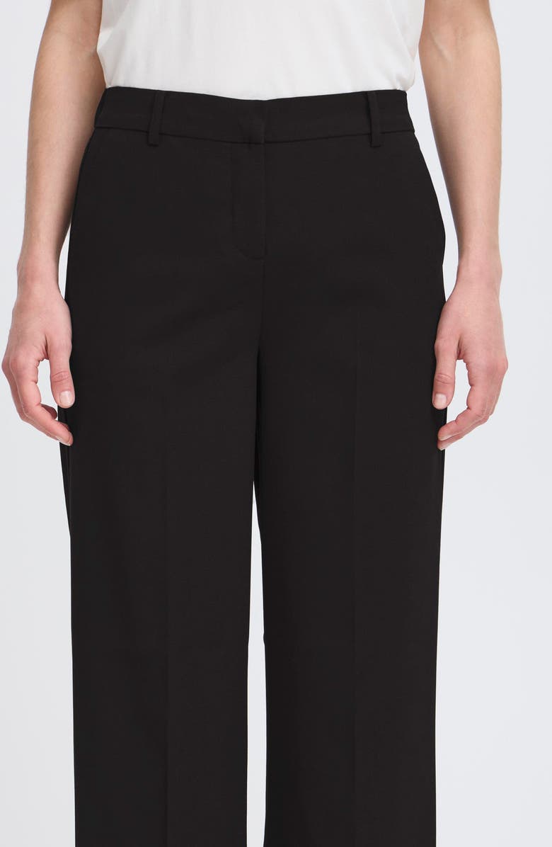 B.YOUNG Danta Wide Leg Cropped Pants, Alternate, color, Black