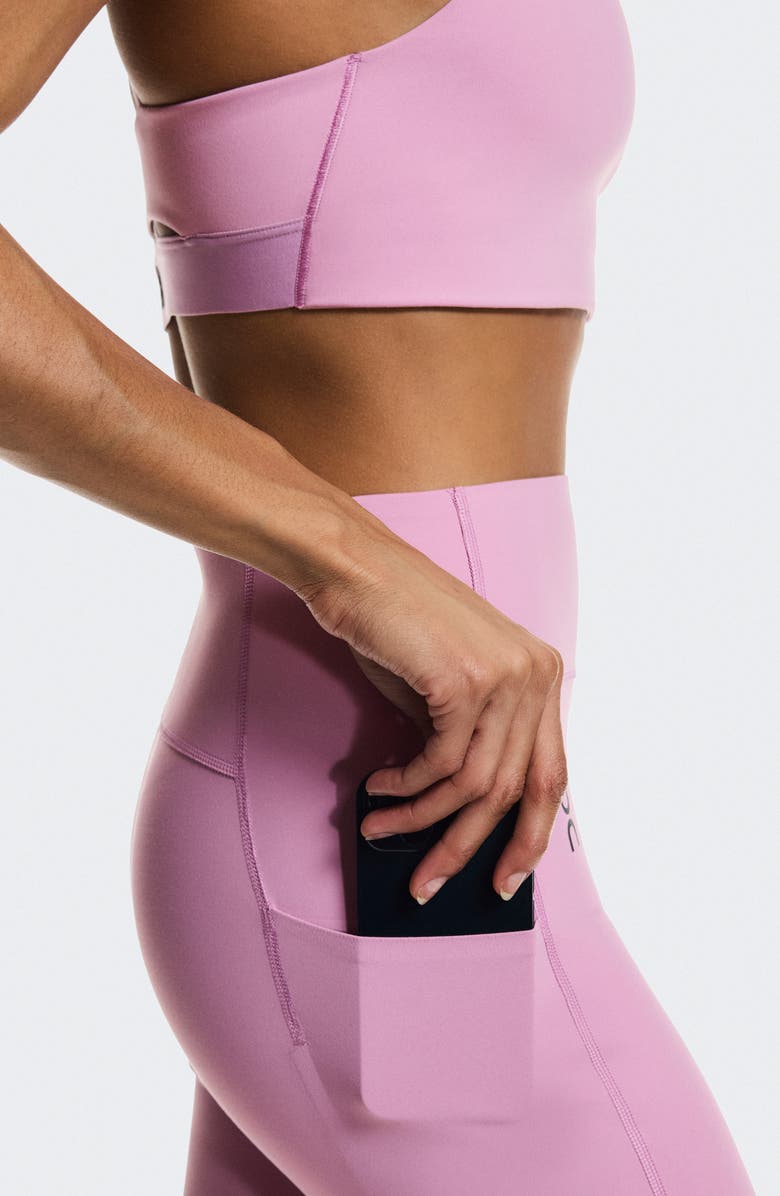 On Studio High Waist Flared Leggings, Alternate, color, Sakura