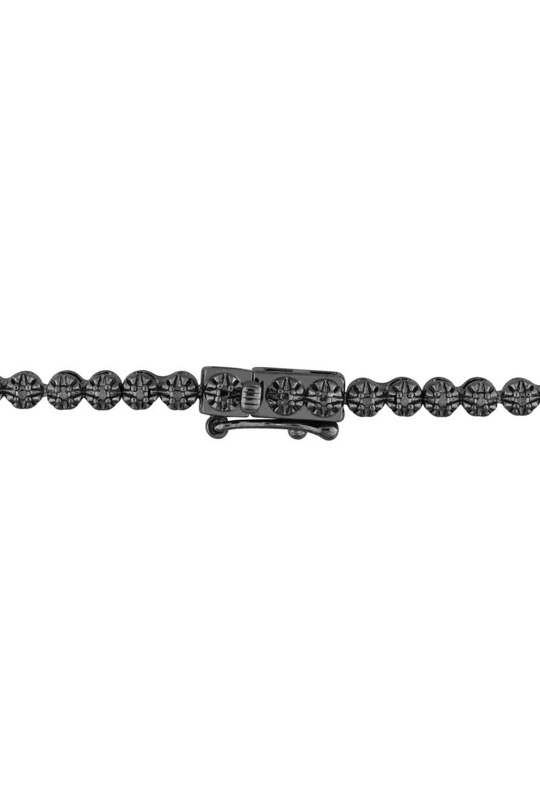 7/8 CTW Black Diamond Tennis Necklace, Alternate, color, Black Diamond
