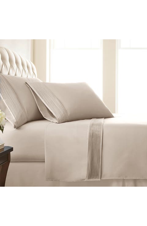 Premium Collection Pleated Extra Deep Pocket Sheet Set