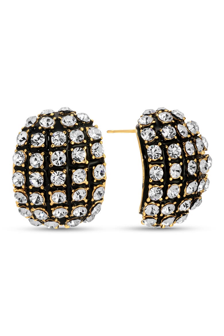 Miranda Cubic Zirconia Stud Earrings, Main, color, SILVER