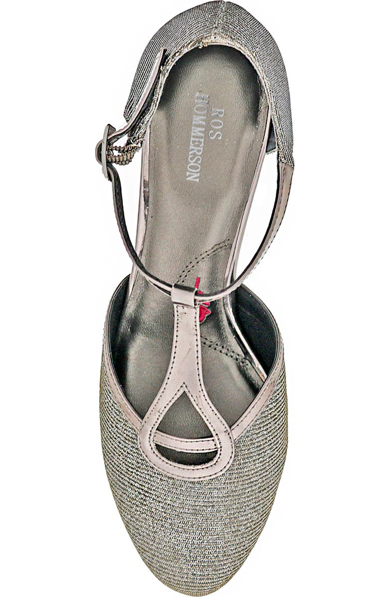 Ros Hommerson Heidi Kitten Heel Pump, Alternate, color, Silver Iridescent Glitter