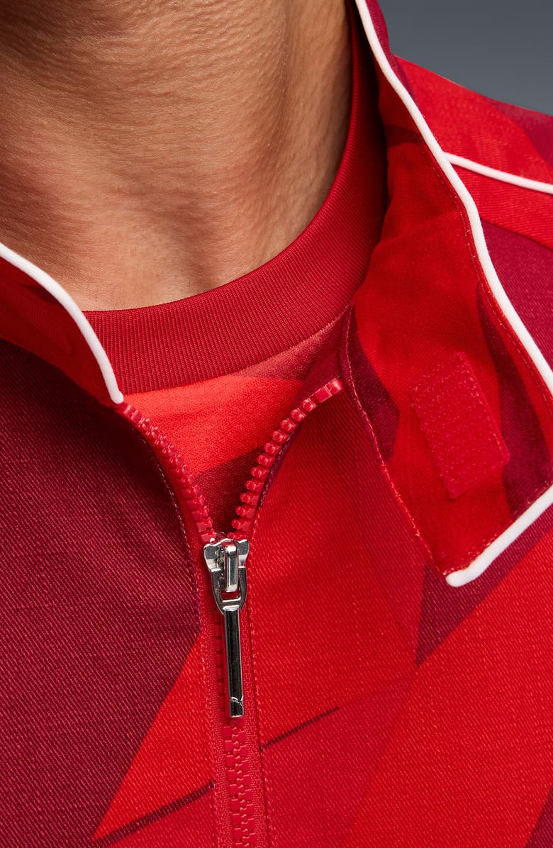 PUMA x Ferrari 20 Years of Red Cotton Twill Jacket, Alternate, color, Rosso Corsa