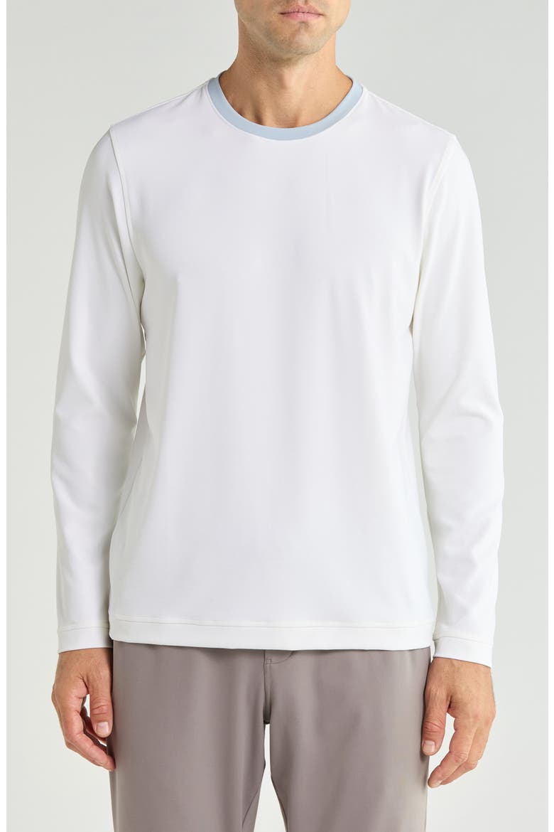 Links Golf Crewneck Sweatshirt, Main, color, BRIGHT WHITE