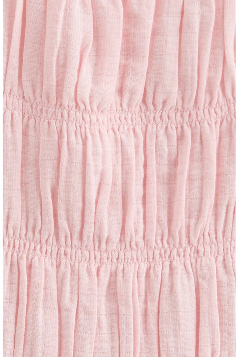Kids' Smocked Sleeveless Cotton Top, Alternate, color, PINK AMOUR