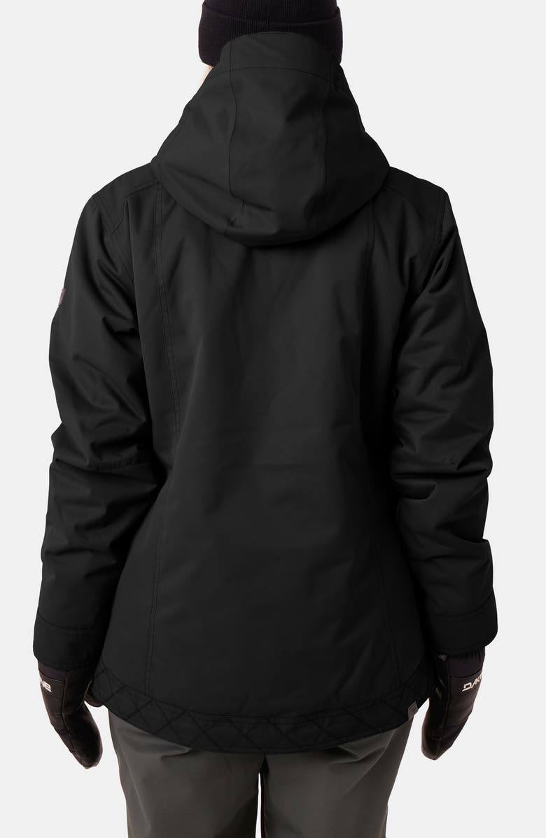 Roxy Billie Water Resistant Hooded Insulated Jacket, Alternate, color, Black