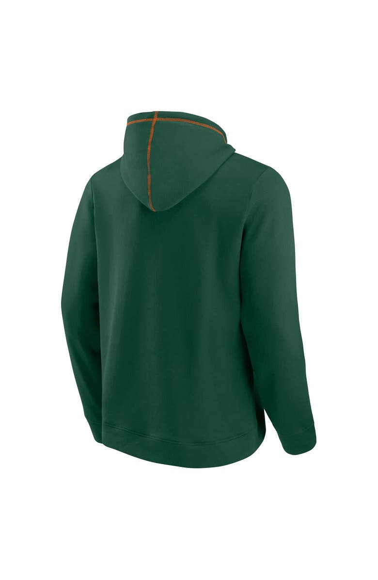 FANATICS Men's Fanatics Green Miami Hurricanes Toppler Fleece Pullover Hoodie, Alternate, color, Green