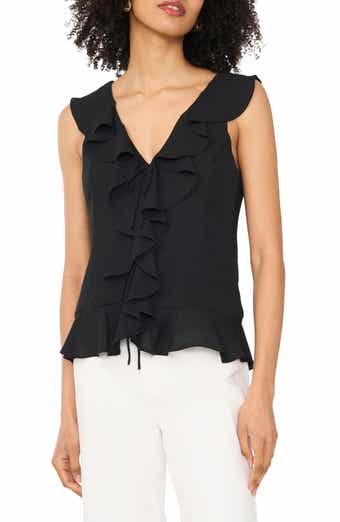 1.STATE V-Neck Ruffle Top
