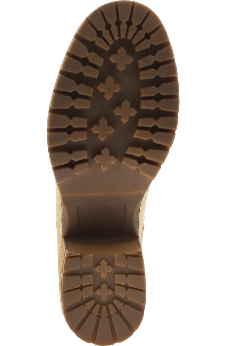 MIA Jody Ribbed Lug Sole Chelsea Boot, Alternate, color, Beige Tumb