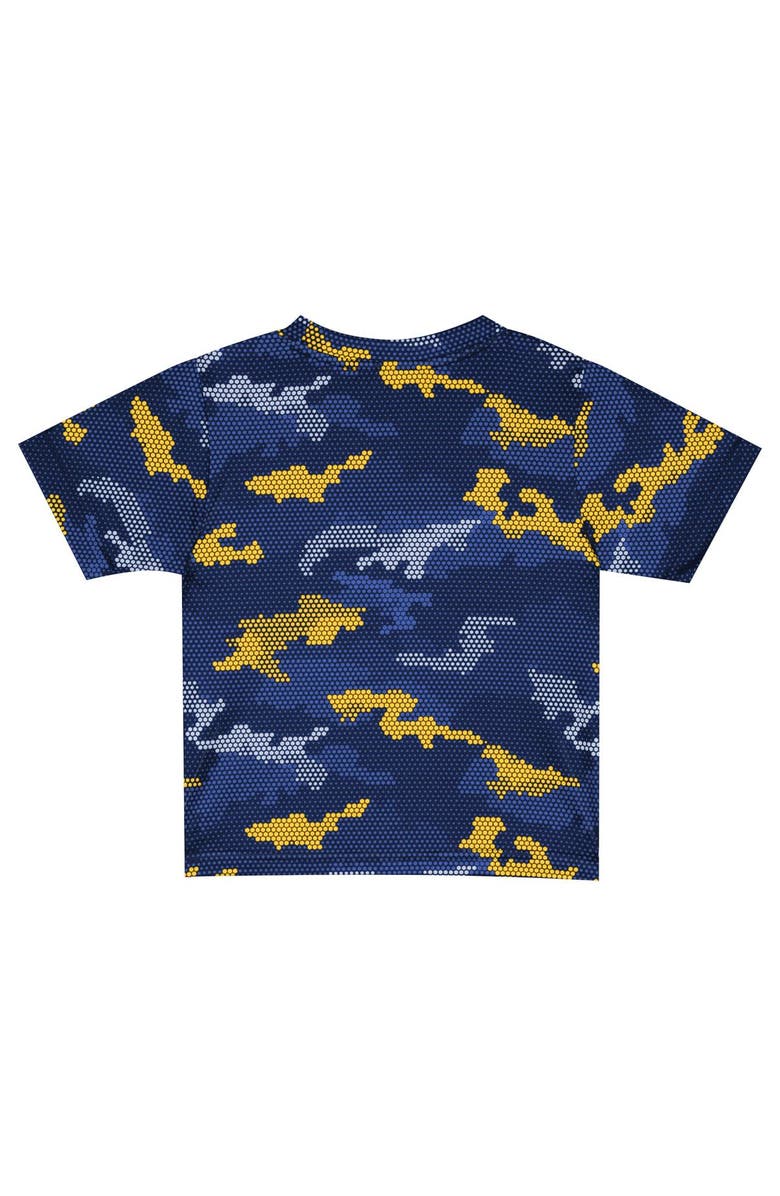 Outerstuff Toddler Fanatics Branded Navy Milwaukee Brewers Field Ball T-Shirt & Shorts Set, Alternate, color,