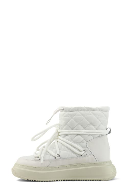 Pajar Gravita Platform Snow Boot In White/ice