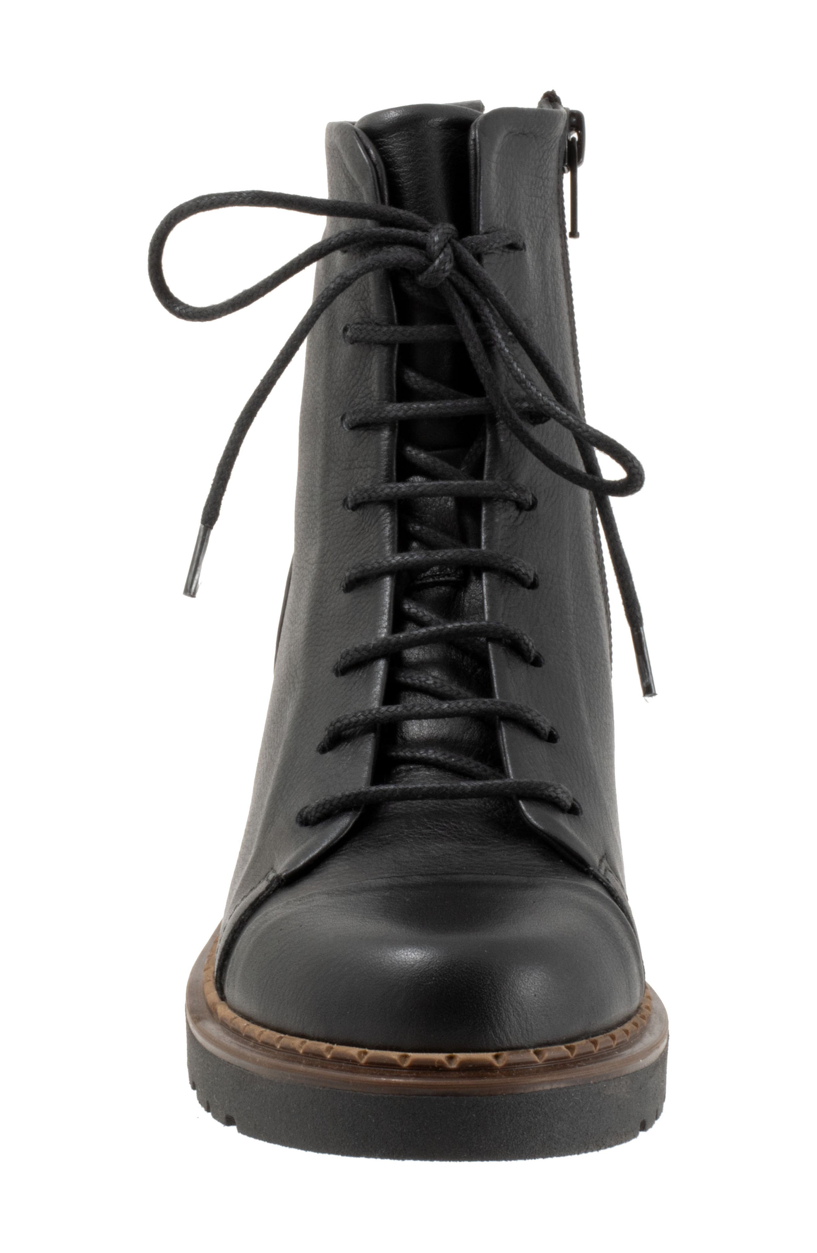 Bueno Nikita Lace-Up Boot, Alternate, color, Black