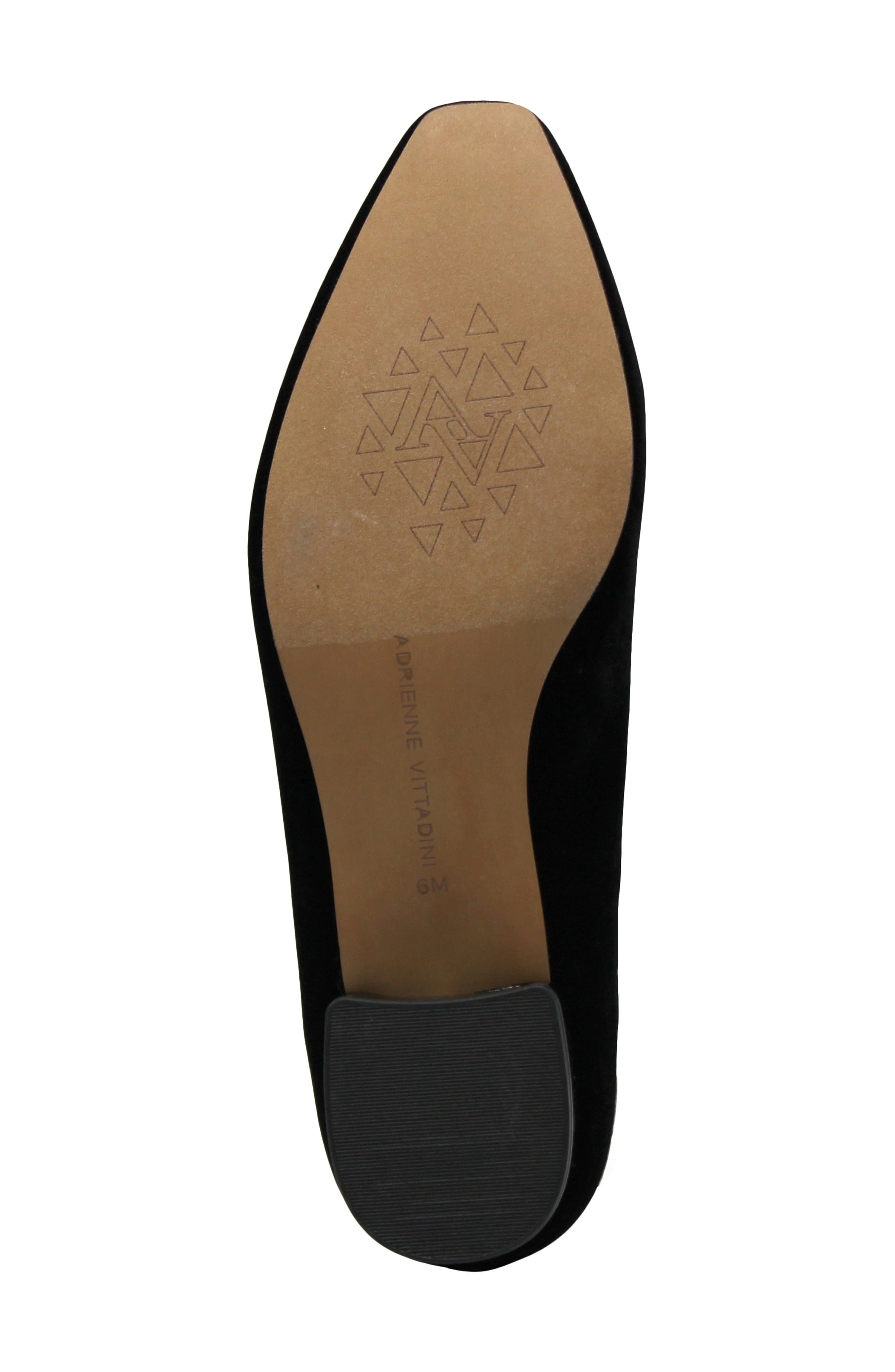 Adrienne Vittadini Valo Embellished Loafer Pump, Alternate, color, Black-Vt