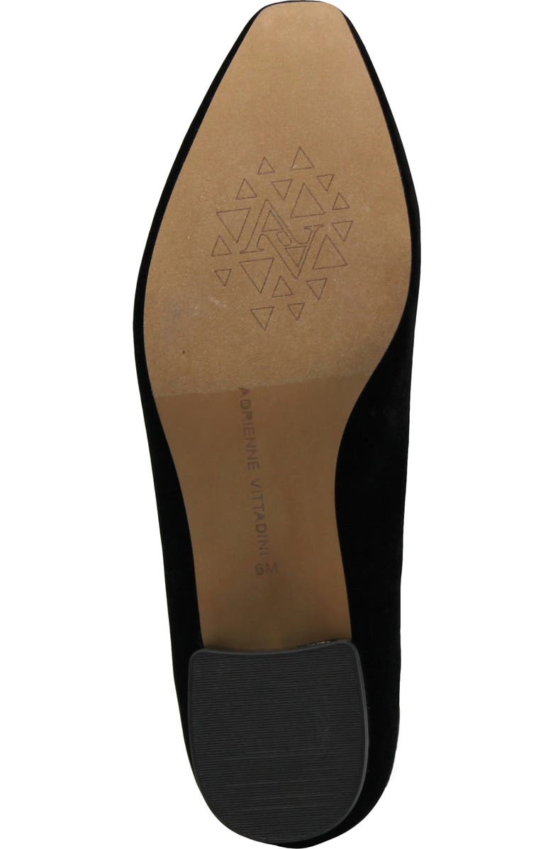 Adrienne Vittadini Valo Embellished Loafer Pump, Alternate, color, Black-Vt