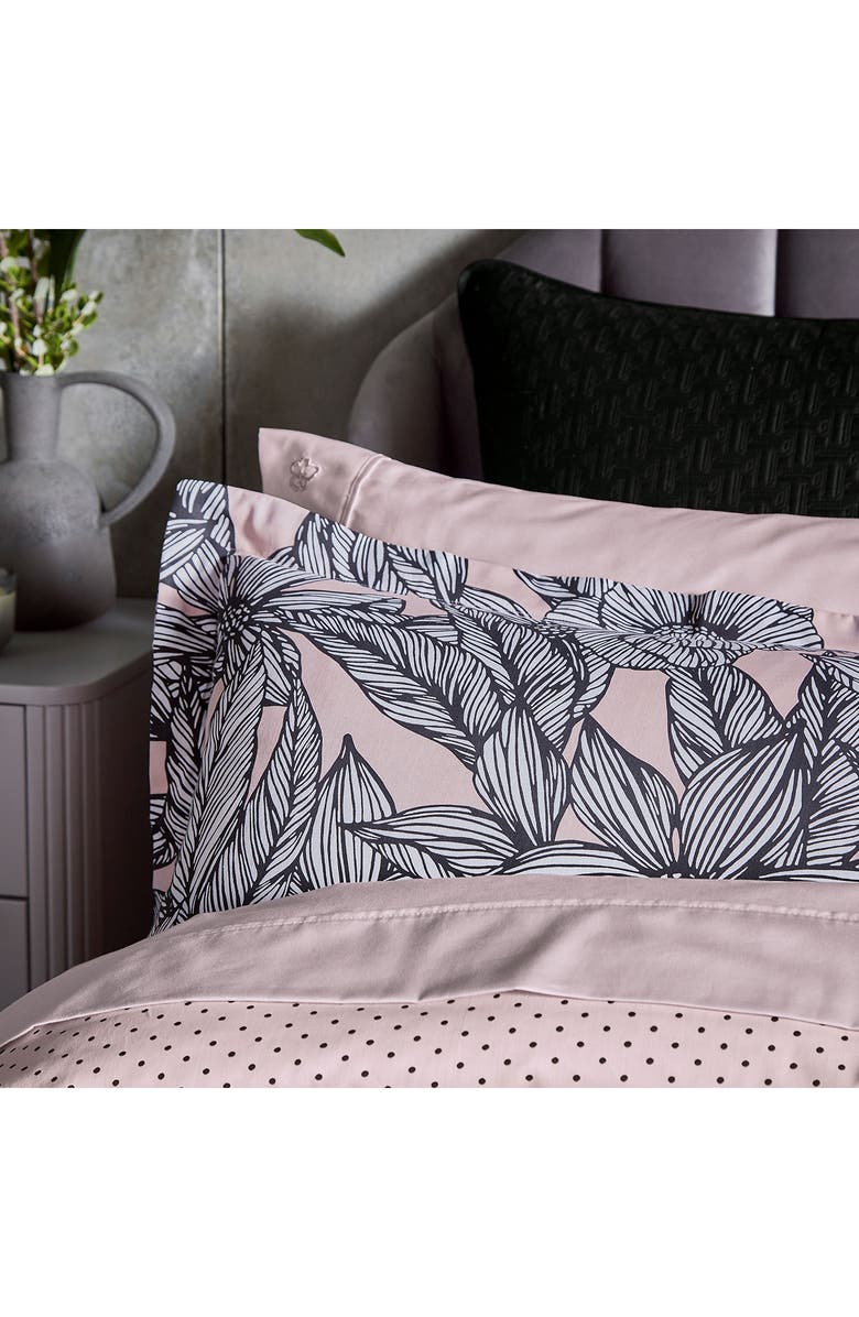 Ted Baker London Sketched Floral King Comforter Set, Alternate, color, 
