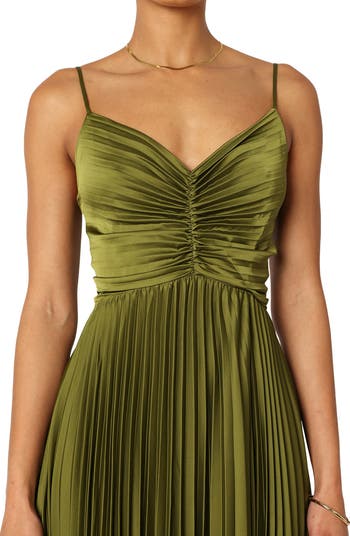 Naira Pleated Maxi Dress