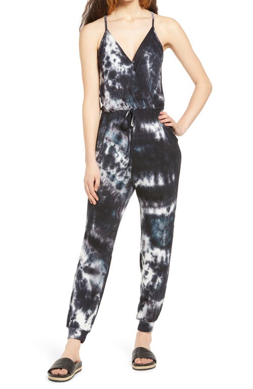 Fraiche by J Tie Dye Cami Jumpsuit in Black  product