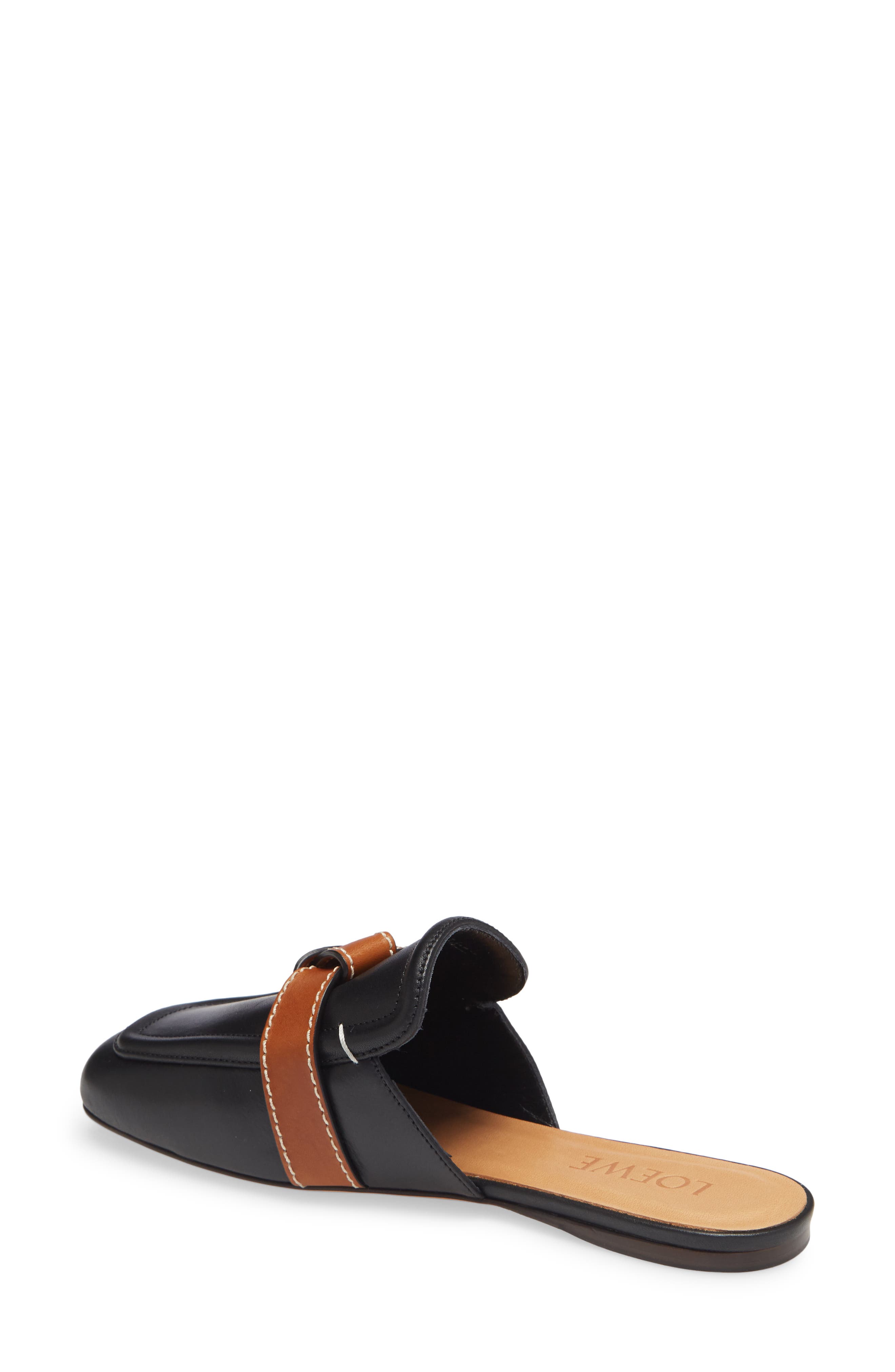Loewe Gate Belted Leather Mule, Alternate, color, 