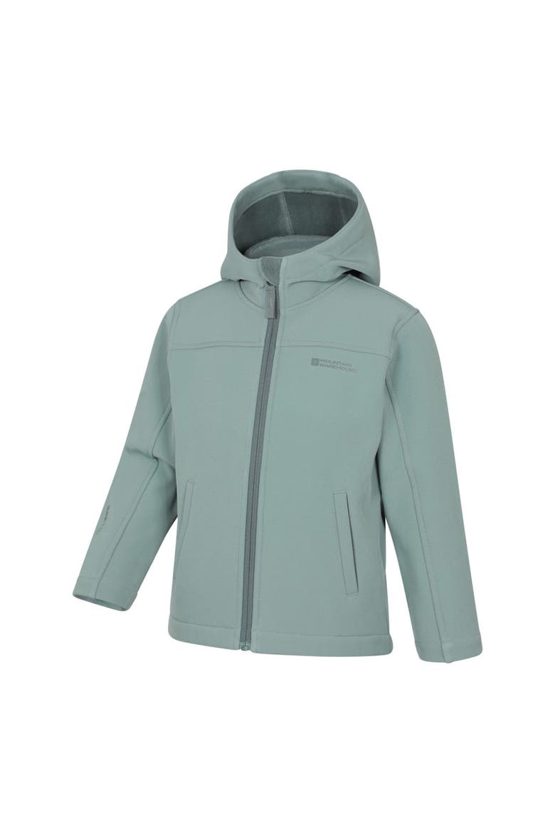Childrens/Kids Water Resistant Soft Shell Jacket, Alternate, color, Light Khaki
