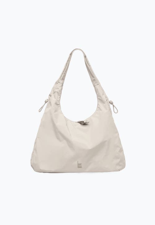Got Bag Mellow Bag Recycled Nylon Slouchy Hobo In Neutral