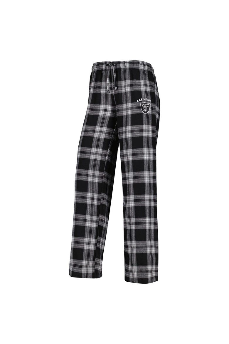 Women's Concepts Sport Black/Gray Las Vegas Raiders Plus Size Badge T-Shirt & Pants Sleep Set, Alternate, color, Black