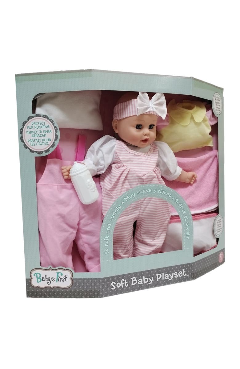 Baby's First 16" Soft Baby Doll Playset, Alternate, color, Multicolored