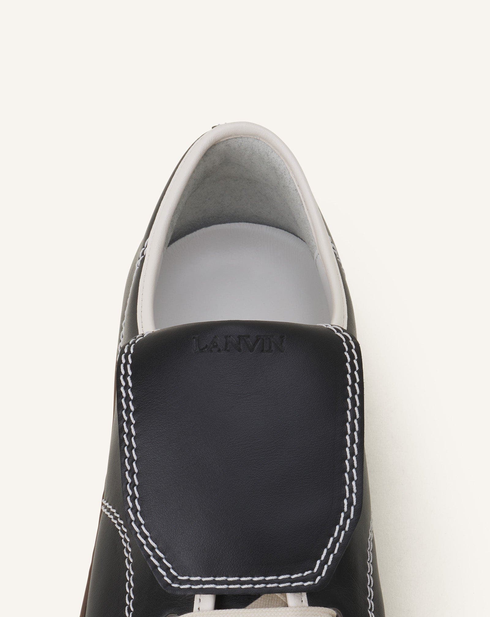 Lanvin Dbb1 Sneakers With Leather Tongue, Alternate, color, 