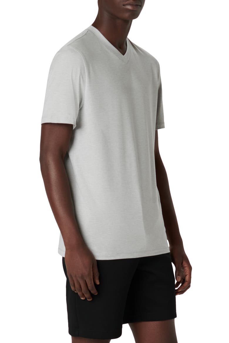 V-Neck Performance T-Shirt, Alternate, color, PLATINUM