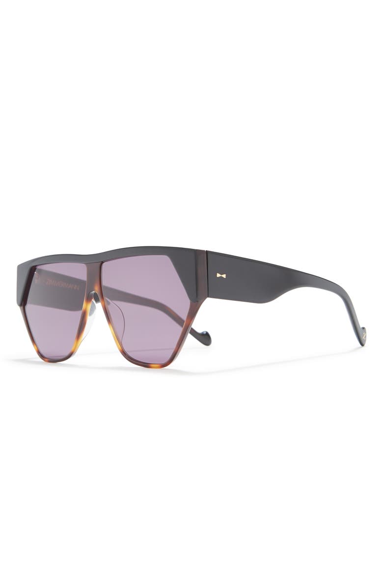Zimmermann 64mm Resistance Shield Sunglasses, Alternate, color,