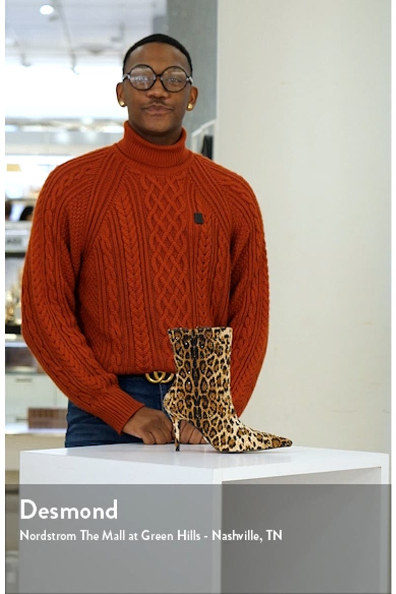Chandra Leopard Pattern Bootie video
